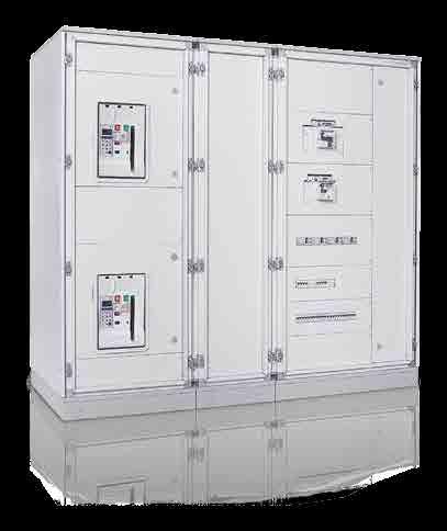 XL 3 enclosure for safety and flexibility Protection & distribution up to 6300 A Totally type-tested system as per IEC 61439-I Completely bolted system for ease of assembly Modular