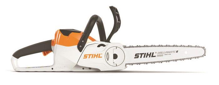 SAWS BATTERY SAWS STIHL battery-powered chainsaws bring the best of both worlds to you. First, they deliver strong, consistent power thanks to their 36-volt Lithium-Ion technology.