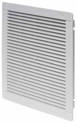 7F Series - Exhaust Filter 7F Features Exhaust Filter The size of the Exhaust Filter should match the size of the Filter Fan to achieve the best ventilation within the cabinet Minimum depth within