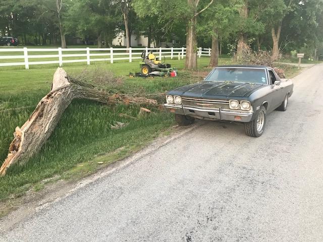 el Camino to haul off a huge tree that fell in my yard, perform some Hemi upgrades on my wife's car, and