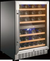 UV tinted glass door Cabinet colour: Black