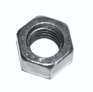 EI 03 Hex Nuts Material: Zinc plated carbon steel. Ordering: Specify figure number and rod size. EI03 HEX NUTS Size Weight/100 mm Lbs.