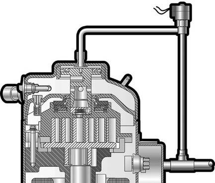 Capacity modulation of the compressor is therefore controlled with these ON/OFF timings of the PWM valve.