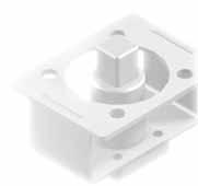 Conforms to ISO-5211 and DIN-3337 specifications for easy mounting of most of the valves.