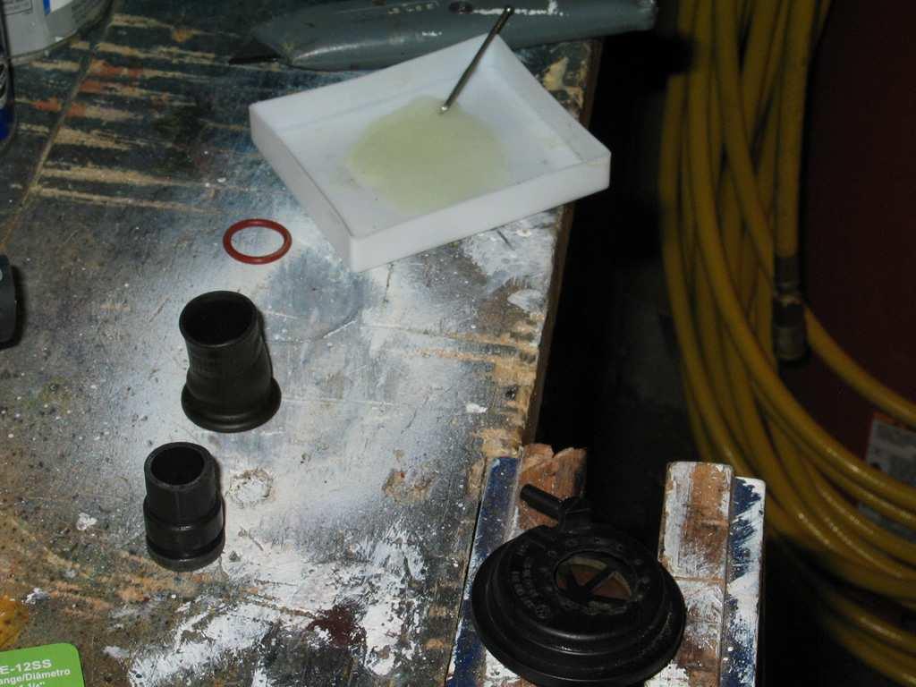 Also scuff the top of the valve to help the epoxy get a good grip (did this on