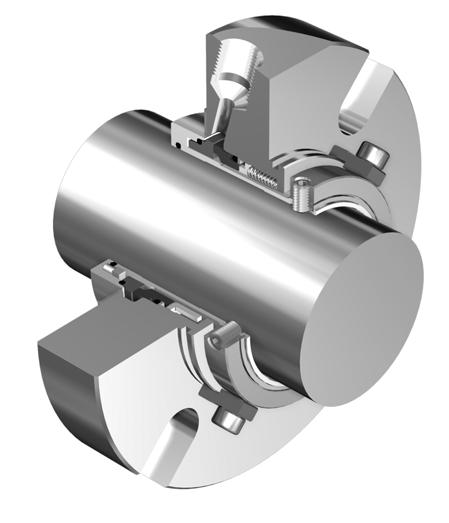 BE2 Single mechanical seal Compact (cartridge) design Balanced Dual directional Multispring 2.