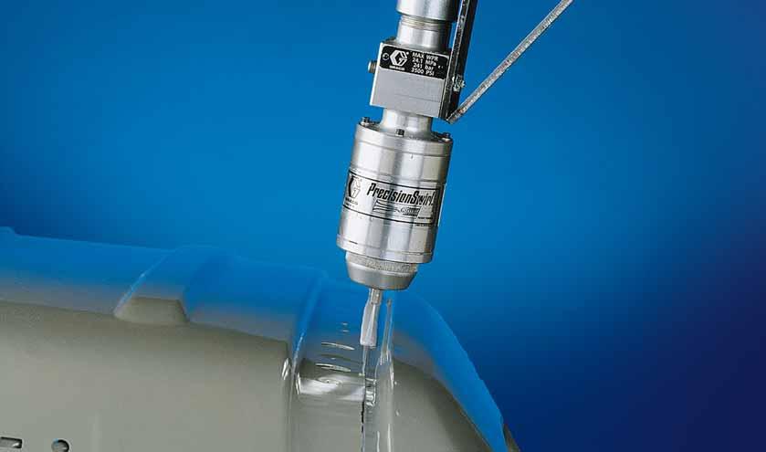 PrecisionSwirl Electric Orbital Applicator for Sealants and Adhesives Exclusive Graco PrecisionSwirl technology provides consistent results Applies a uniform, circular loop pattern with clean edges