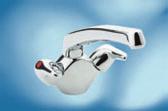 L525 DECK SINK MIXER (DUAL FLOW) WITH CAST SPOUT CHROME 4B7012 LEGER BATHROOM AND KITCHEN TAPS AND MIXERS S 0.