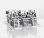 Glass racks / cutlery and small items racks Glass racks made of plastic Glass racks Size L Compartment size Max.