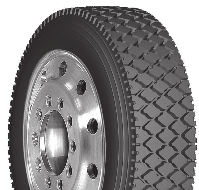 MIXED SERVICE Y601 ON/OFF-HIGHWAY ALL-POSITION Tread design promotes traction and vehicle stability Special cut, chip & tear resistant tread compound for longer wear and excellent performance Heavy