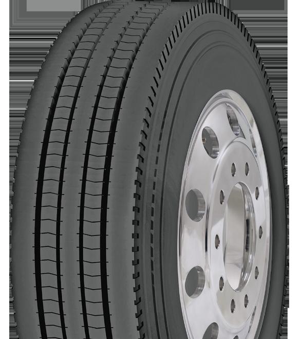 STEER ALL- POSITION Y201 STEER/ALL-POSITION 5-rib tread pattern with wide shoulders promotes durability and even wear Enhanced siping and wide grooves deliver premium wet and dry traction Tire size