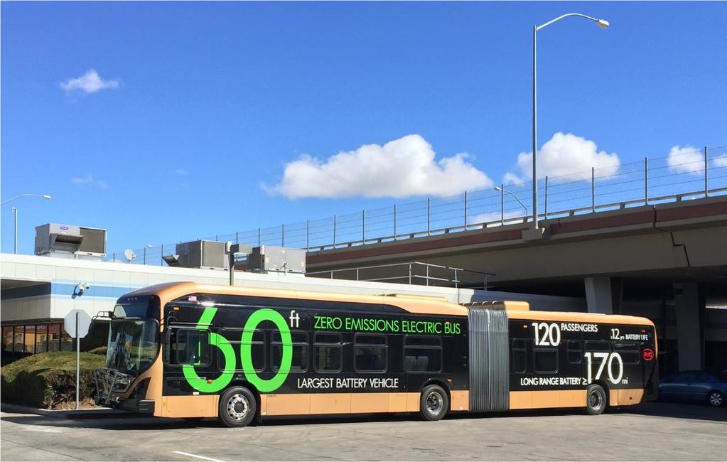BYD K11M 60 Articulated Bus 60 Battery Electric Low Floor Bus Designed in California Proudly Built in Lancaster, CA Range of ~170 Miles on a Single Charge Charging Time 2.