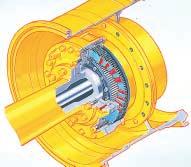 Torque converter Damper High-rigidity Frames and Loader Linkage The front and rear frames and the loader linkage have more torsional rigidity to secure resistance against increased stress.