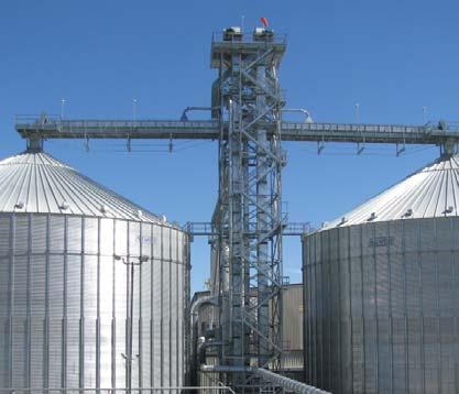 Other Quality SCAFCO Products Commercial and Farm Bins/Silos SCAFCO grain bins and silos range from 12 (3.66 m) to 138 (42.