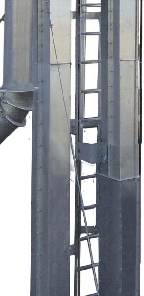 SCAFCO Trunking and Ladders Designed to be sturdy and strong, SCAFCO trunking will keep your bucket elevators standing tall,