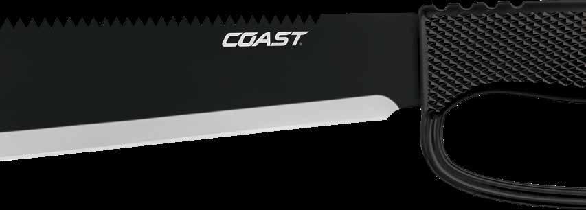 KNIVES + SHARPENERS 117 F1400 14.0 in / 35.5 cm blade 3Cr13 Stainless steel Nylon handle/stainless steel frame FIXED BLADE Lanyard Belt sheath 19.
