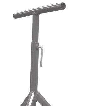 Supports Supports Tripod Model DT Adjustable height tripod stands may be used with straight or curved sections of skatewheel and 11F roller conveyors.