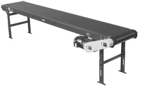 POWER BELT Power Belt Slider Bed Model SB400 The Model SB400 slider bed conveyor provides a low cost smooth conveying surface which may be used for many applications such as: Packing Inspecting