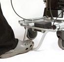 HEIGHT ADJUSTMENT BUILT INTO THE HANDLES All the electrically-controlled walkers can, optionally, be ordered and fitted with