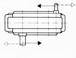 to m6 Shaft ends with feather keys to DIN-6885 sheet 1 form A Dimensions subject to modification Series Housing Shafts Screws NH III i < 50:1 i = 50:1-80:1 i > 80:1 Size A B C G H h K M c D 2 I 2 D 3
