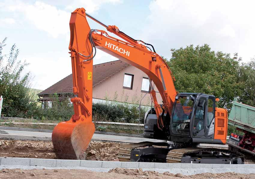 ZAXIS-5 series Short-tail-swing version HYDRAULIC EXCAVATOR