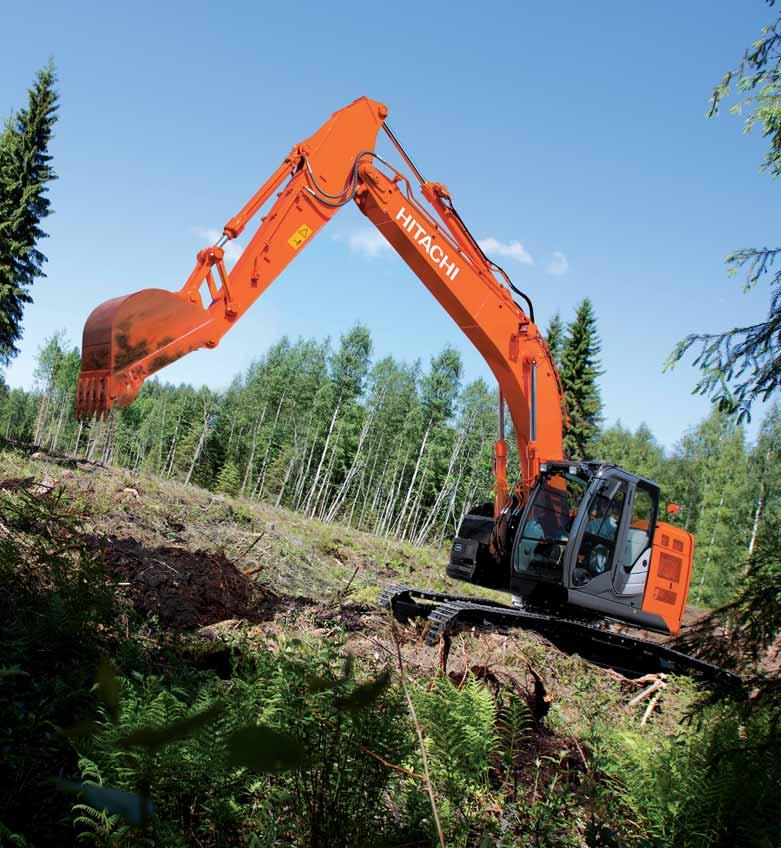 ZAXIS 225US ZAXIS 225USLC PRODUCTIVITY The new ZAXIS 225US delivers the same high levels of productivity that you expect from all types of Hitachi construction equipment.
