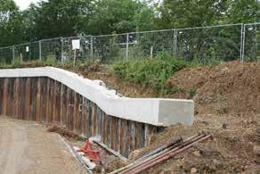A 310 D C E SHEET PILE CAPPING SYSTEM The Redeb/Multipile Soffit Panel system provides a fast economical method of support shuttering for capping beams on permanent sheet piling works such as: River