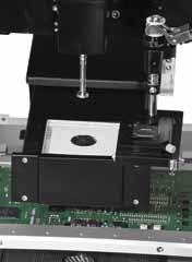 Uses existing APR-5000 Series reflow and vacuum nozzles Precision Placement head uses pick and place machine nozzles