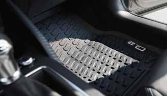 All-round edging prevents liquids from leaking onto the luggage compartment floor. Rear seat box A sturdy storage solution for various small items.