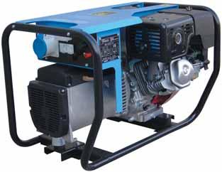 MG 6000 I-H - MG 6000 I-H/AE + PETROL ENGINE DRIVEN SINGLE-PHASE GENERATOR / ELECTRIC START MODEL (I-H/AE) / OUTPUT POWER 6 KVA SINGLE-PHASE + Low oil level cut out device + 12V built-in battery with