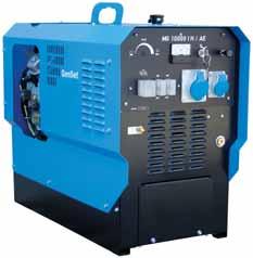MG 10000 I-H/AE + PETROL ENGINE DRIVEN SINGLE-PHASE GENERATOR / OUTPUT POWER 10 KVA SINGLE-PHASE + Low oil level cut out device + 12V built-in battery with electric start + 2 x 230 V - 50 Hz
