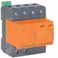 PSC2-25/230 TT IR Provides protection for even most sensitive equipment (IEC 60634-4-443 category-1) Clear lifetime indication (on front face) and optional remote (IR) end of life signalling contact