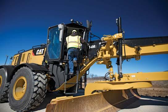 hydraulic implements disabled until the operator is seated and the machine is ready for
