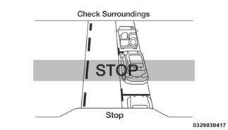 Check Surroundings Wait For Steering To Complete The system will then instruct the driver to check their surroundings and move forward.