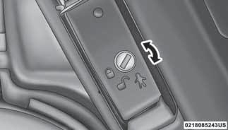 position, a chime will sound as a reminder to remove the RKE Key Fob. Automatic Door Locks If Equipped The auto door lock feature default condition is enabled.