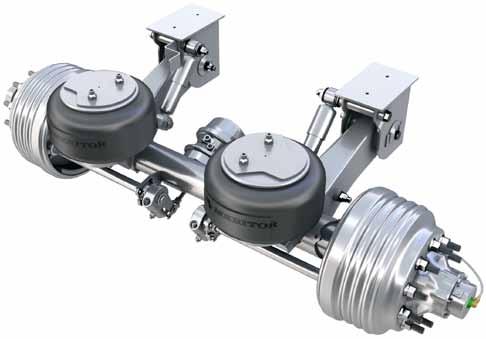 MTA Top Mount and Low Mount Series Trailer Air Suspension System Model Suspension Capacity (pounds) Axle Capacity (pounds) ide Height
