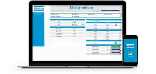 Monitoring and control How to get the most from the least Elektronikon MK5 Touch The Elektronikon unit controller is specially designed to maximize the performance of your compressors and air