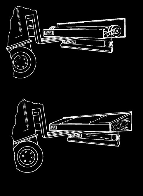 ) NOTE: If the head assembly contains the optional hood, remove the two side covers prior to its installation. (See Figure 19.) NOTE: Lift head assembly with forklift only.