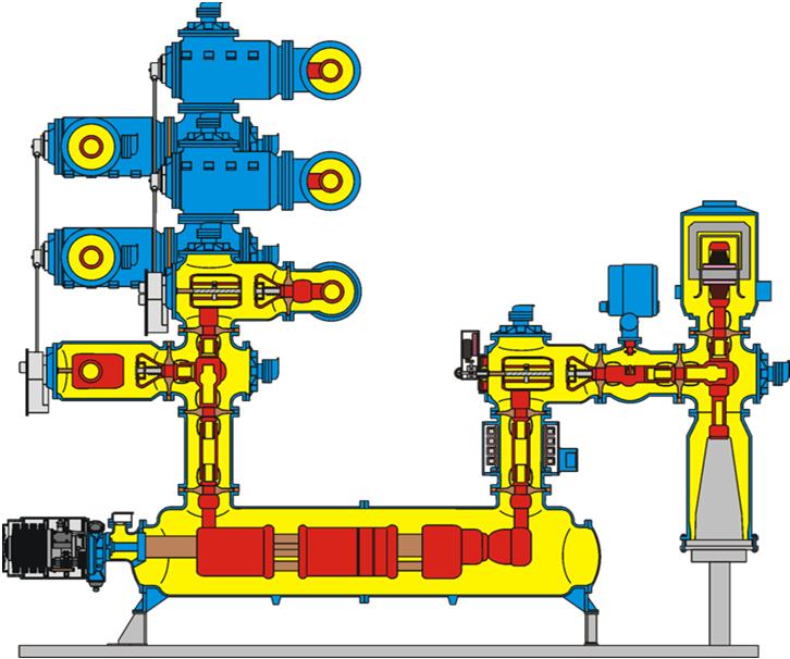 Gas Insulated Switchgear of Type ELK-3 Most Compact Layout up to 550kV ELK-3 Cross