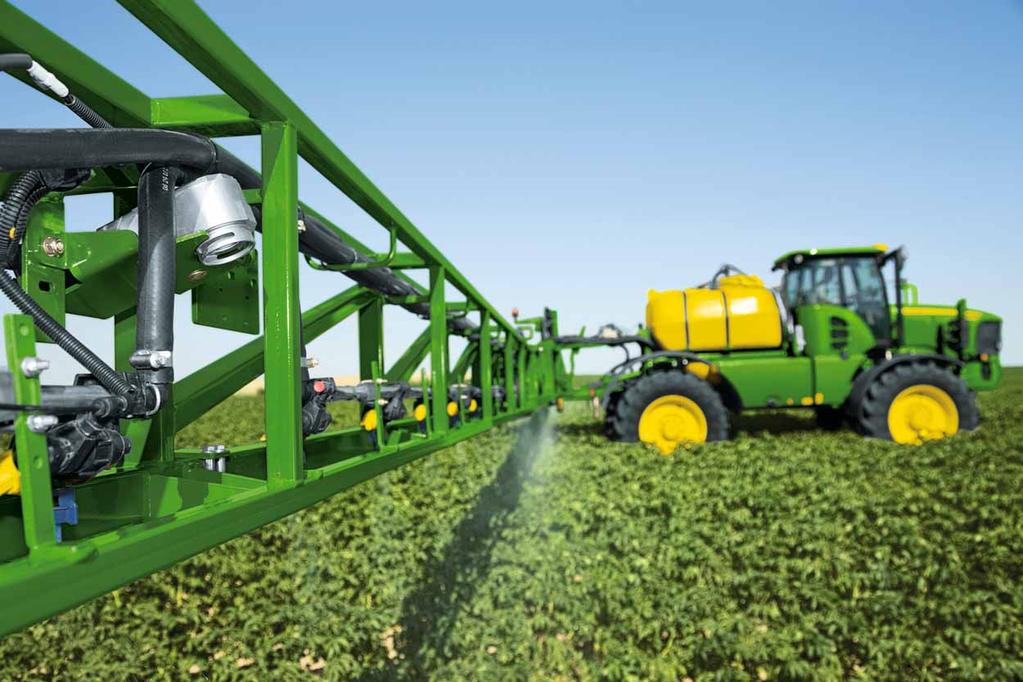 10 5430i Series Self Propelled Sprayers Comfort and Automation 5430i Series Self-propelled Sprayers 11 Can I be confident of good spray accuracy?