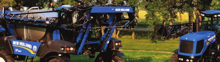FIVE MODELS New Holland offers five SMART front boom sprayer models, including the highest-capacity sprayer in the industry.
