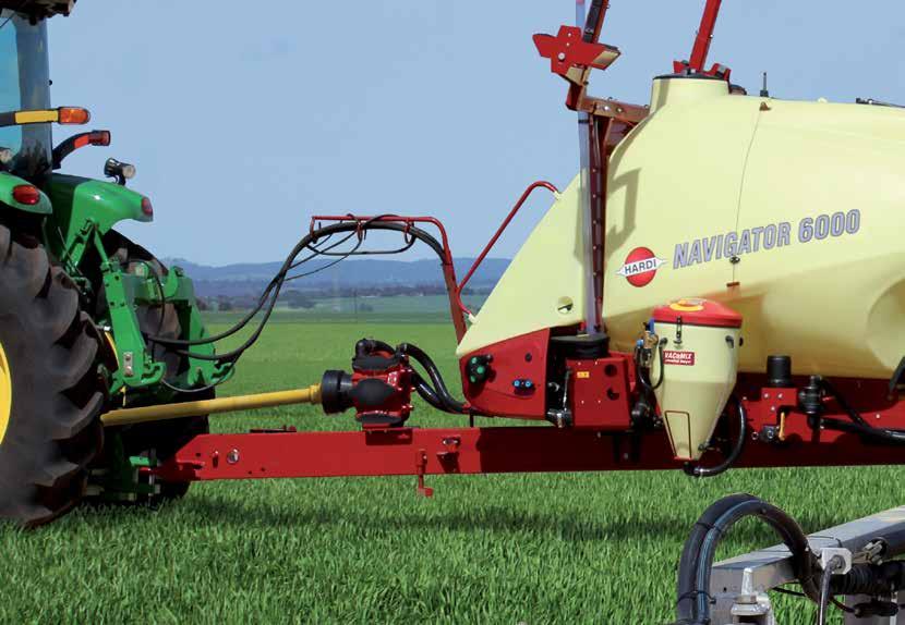 NAVIGATOR Seamless control NAVIGATOR is designed to cope with the toughest broadacre and row crop spraying conditions.