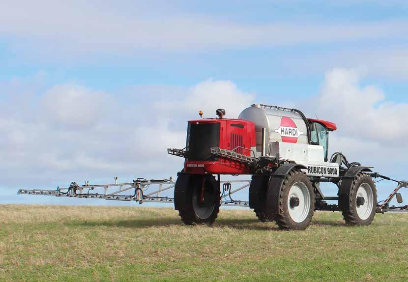 RUBICON A Point of No Return In Every Sense! RUBICON - Pure Productivity HARDI s RUBICON is the first 9,000 litre self-propelled sprayer in Australia.