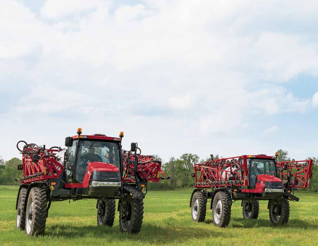 A PATRIOT FAMILY PORTRAIT. Case IH Patriot sprayers are popular with leading custom applicators, retailers and growers because they help operators consistently make timely and accurate applications.