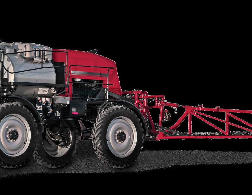 HEAVY-DUTY BOOM CONSTRUCTION. The booms of Patriot sprayers are engineered for toughness and rigidity.