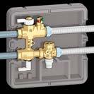 integrated PICV The group is equipped with a pressure independent control valve (PICV)