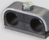 through holes, allowing to be mounted to basic metal blocks or other substructures Clamp bodies made from steel or stainless steel Zinc/Nickel surface finishing of steel parts