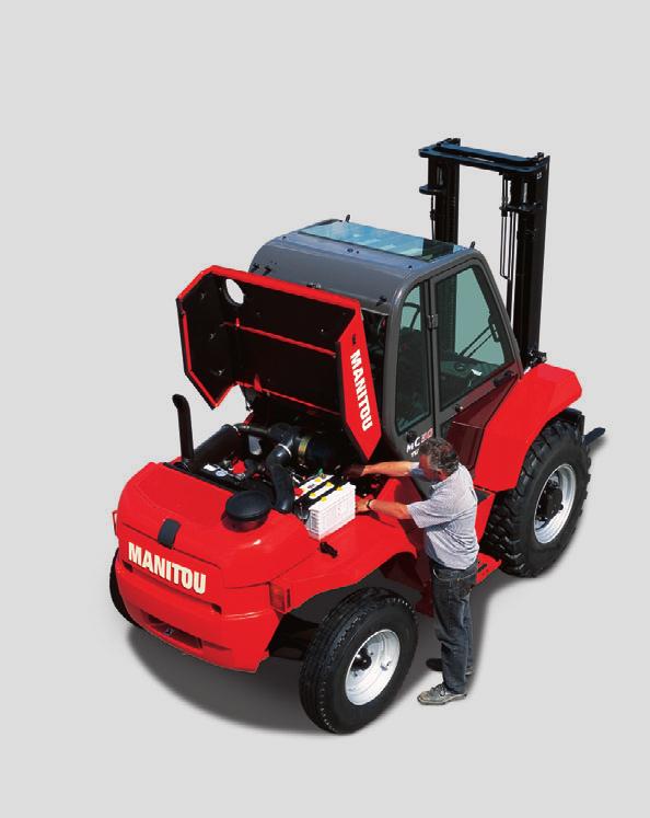 The assurance of rugged design The MC 30 T, and the MC range in general, is the result of continuous interaction between MANITOU's design office and the users.