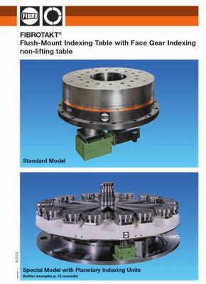 Besides many other special advantages, FIBROTAKT Flush-Mount Tables offer the following benefits: housing of uninterrupted round shape. Underslung drive train.