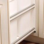 the cabinet or floor below USC12-1-35WH (with optional QT35LB-W lid) Door-Mount Bracket Adapts from standard width opening up to